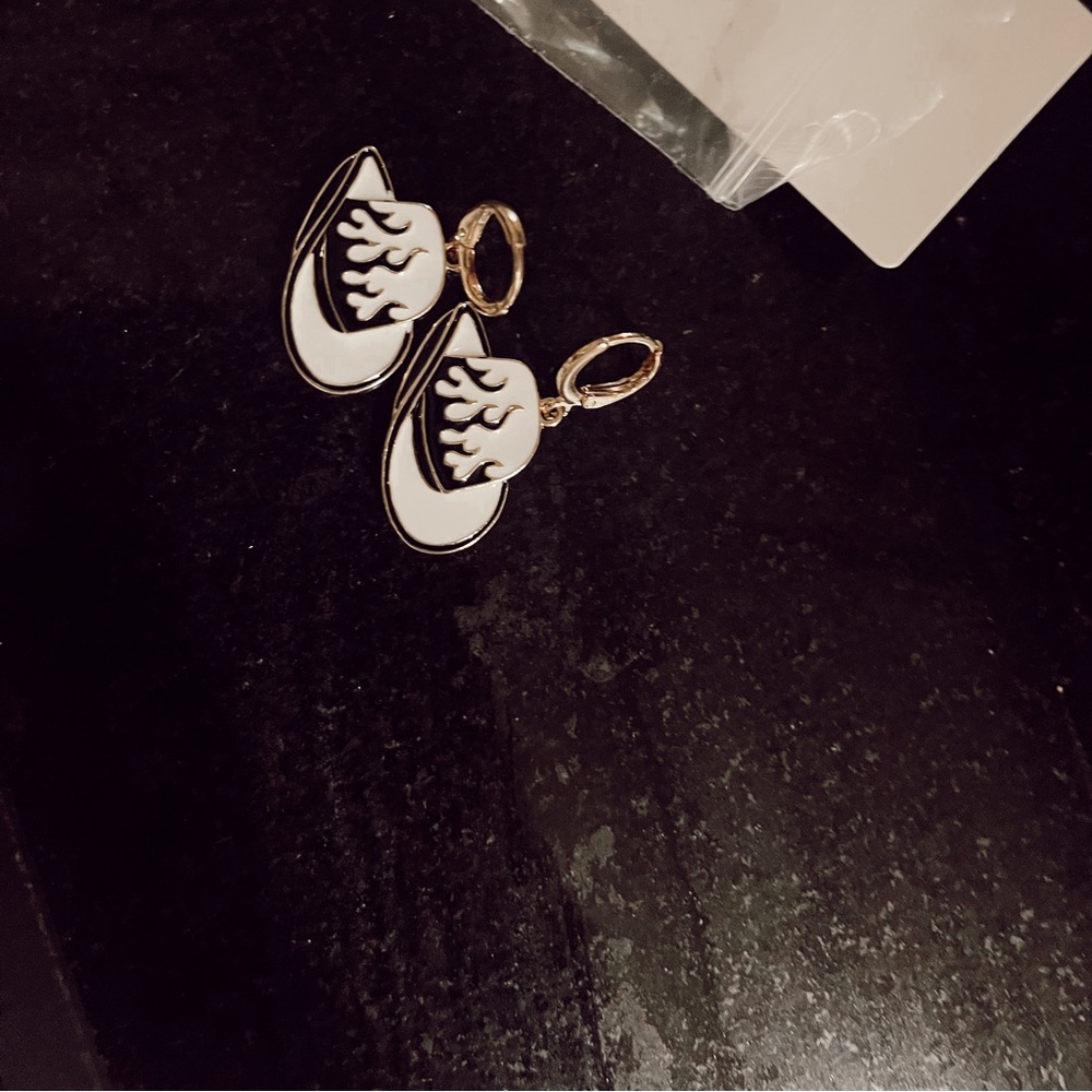 Cowboy hat earrings